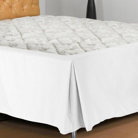 Cot Bumper 140 x 200 cm, Soft Cotton, White (1/5)
