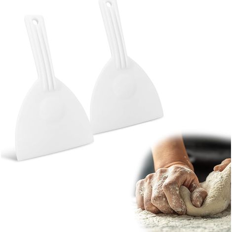 Spatule 2 Pièces, Spatule à Pâte Flexible, Flexible Spatule Pizza avec Trous Suspension, Accessoire Cuisine (1/5)