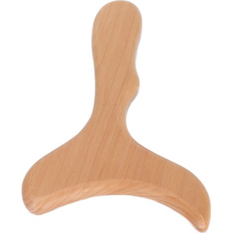 Planche à gratter en bois pour stimuler le drainage lymphatique et atténuer la cellulite (1/5)