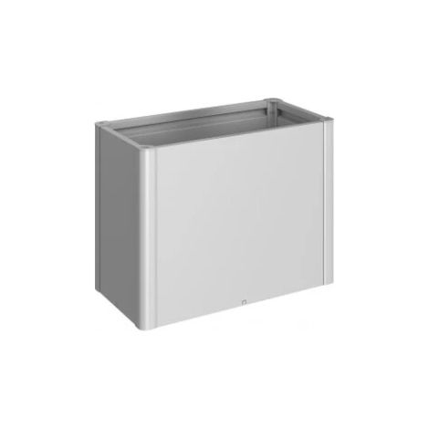 aiuola rialzata da esterno argento metallizzato, misura 1x0,5 - biohort (1/4)