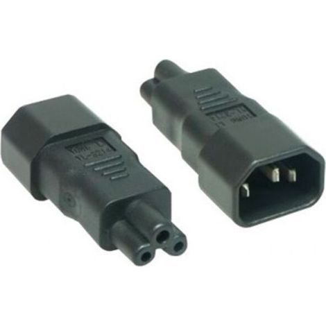 CONECTICPLUS C14 auf C5 3-poliger Steckeradapter