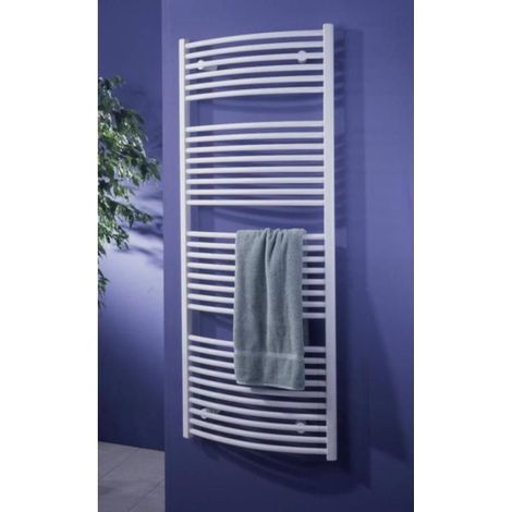 Schulte Badheizkörper Europa 1135 x 60 cm weiß 609 Watt Anschluss seitlich Heizkörper (1/4)