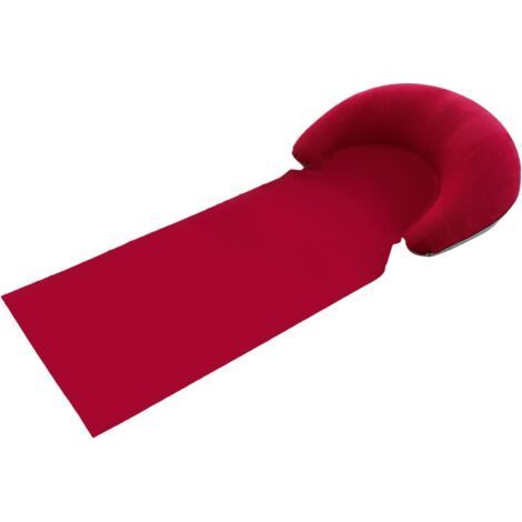Tragbare Strandmatte, aufblasbare Strandmatte Float Wave 160 cm, faltbare, sandabweisende Sonnenliege mit Sonnenkissen, ideal zum Entspannen am Meer, beim Camping und in der Freizeit (1/5)