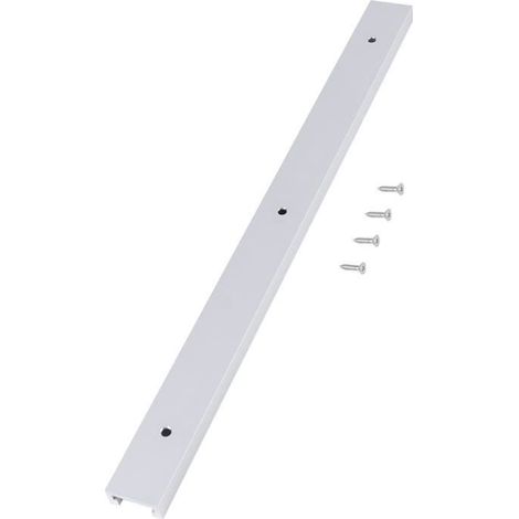 Rail en T en alliage d'aluminium de 400mm pour rail à bois avec vis autotaraudeuses (1/3)