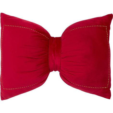 COJÍN LAZO ROJO 50X35CM - Feeric lights & christmas (1/3)
