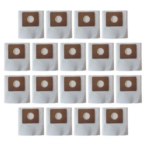 BARKBUSTERS Lot de 18 sacs à poussière en papier de 1,5 gallon compatibles avec les aspirateurs d'atelier sac filtrant jetable de 1 à 1,5 gallon référence 90667, type A référence 9066700 (1/5)