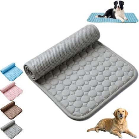 Kühlende Katzenmatte – 1 Stück – Kühlende Fasern – Atmungsaktives, doppelseitiges Design – Für Haustiere im Sommer – Standardgröße (1/5)