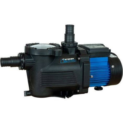 Steiner – Pompe filtration piscine 450W – Débit max 11m³/h – Auto-amorçante pour eau chlorée et salée – Panier pré-filtre grande capacité (1/5)