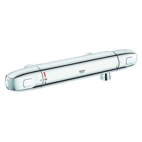 GROHE Thermostat-Brausebatterie Grohtherm 1000 348173, Wandmontage, ohne Anschlüsse, eigensicher, Professional Edition, chrom