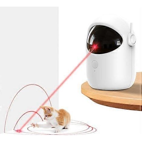 Verbessertes Laser-Katzenspielzeug 2025, automatischer interaktiver Laserpointer für Wohnungskatzen, Kätzchen und Hunde, bewegungsaktivierter Spielspaß für gelangweilte erwachsene Katzen