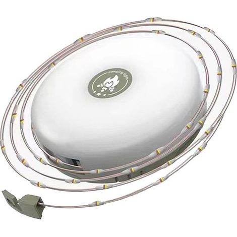 Guirlande Lumineuse de Camping, 8 Modes D'éclairage,2000mAh,Dure Jusqu'à 14 Heures,4 EN1 Guirlande Lumineuse Extérieure Portable Rechargeable (1/5)