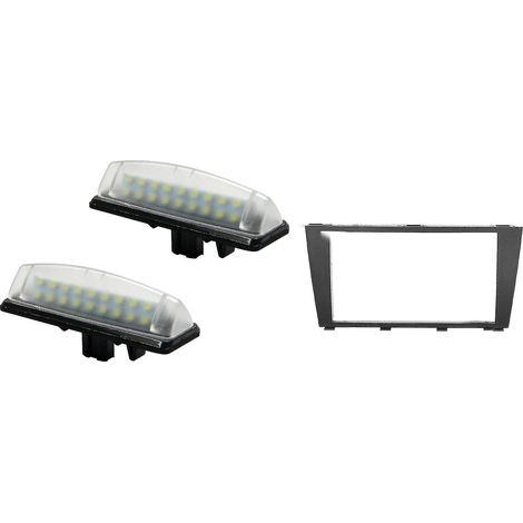 2 luces LED para matrícula para IS300 IS200 LS430, montaje directo en el panel frontal de la radio del coche 2DIN (haoyi)-YUHAO (1/5)