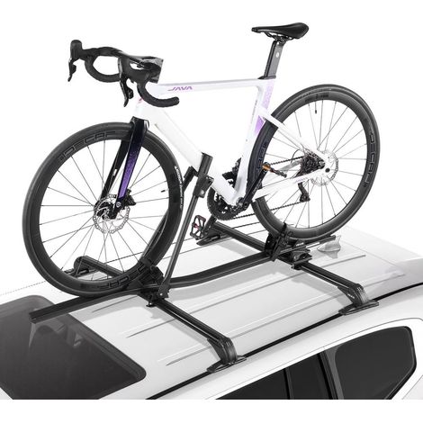 Cyclistes nomades, porte-vélos de toit facile à fixer, charge 15 kg, roues 20 à 29 pouces (1/5)