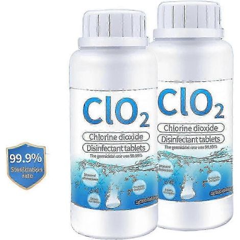 2025 200 Chlordioxid-Tabletten in Lebensmittelqualität zur antibakteriellen Desinfektion und Wasserreinigung (1/5)