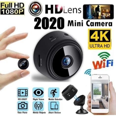 pair A9 Mini caméra App Full HD 1080P 4K caméra 150 degrés Angle de vision sans fil WiFi IP réseau moniteur sécuri