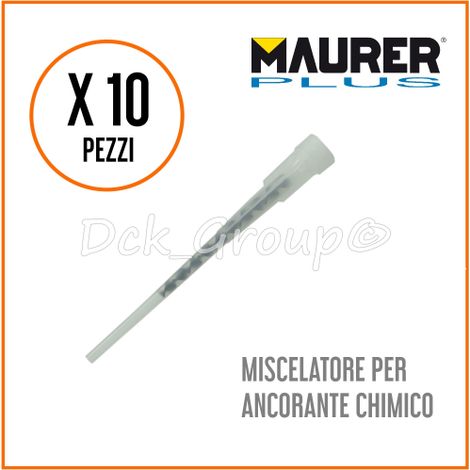 10 Pezzi Miscelatore Per Ancorante Chimico Tassello Cartuccia Ricambio Maurer Plus