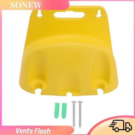 Support Mural Pour Enrouleur De Tuyau - ABS - Jardin Piscine Lavage Voiture - 25 x 15 x 15 cm - 1 Pièce (1/5)