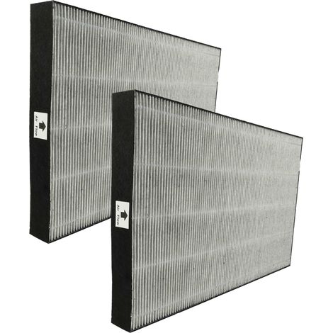 vhbw 2x Filtro HEPA HEPA 13 compatible con Sharp KC A40EUW, KC-A40EUB purificador aire - Filtro de repuesto