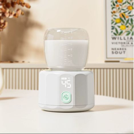 Chauffe-biberon digital nomade, Chauffage portable rapide, 4 réglages de température, Rechargeable par USB, 5 adaptateurs, Maison, Voyage, Voiture, Léger (1/5)
