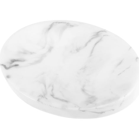 Decorative Resin Soap Dish White Marble Effect Design Soap