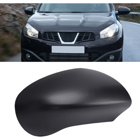 Coque de rétroviseur extérieur noire élégante pour Qashqai J10 2007–2013, côté passager : 96373JD000