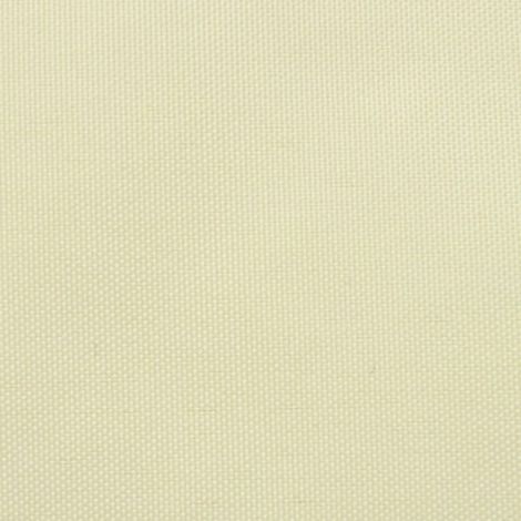 vidaXL Balcony Screen Oxford Fabric 75x400 cm Cream
