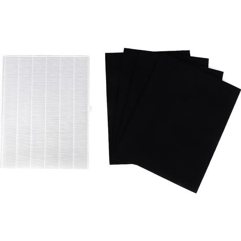 Filtre de rechange pour purificateur d'air Winix 115115 : 4 unités de coton à charbon actif (1/5)