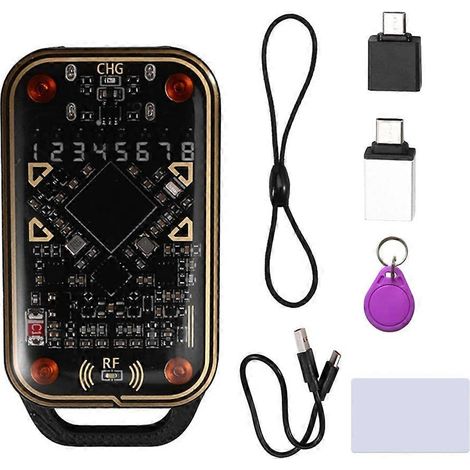 Chameleon Ultra V3.0 RFID-Smartcard-Emulator, 125 kHz/13,56 MHz NFC-Lese-/Schreibgerät, ID-IC-Tag-Kopierer + 1 CUID-Schlüsselanhänger/Karte (1/5)