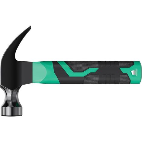 Marteau en acier avec poignée antidérapante portable - Outil de construction multifonctionnel pour le travail du bois et le travail du bois (1/5)