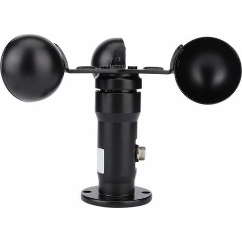Aluminum alloy anemometer – 360° wind speed sensor – Corrosion resistant – Low power consumption (1/5)