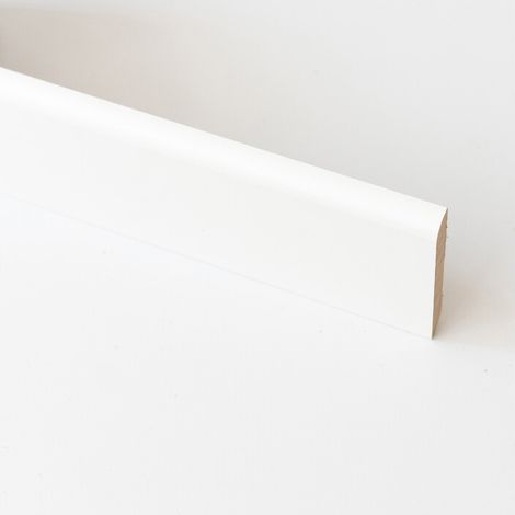 BATTISCOPA  70X10 MM MDF 240 CM BIANCO- 10,0 pz