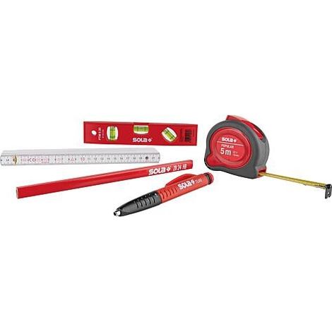 Kit promotionnel Sola avec niveau Torpedo, 5 pièces