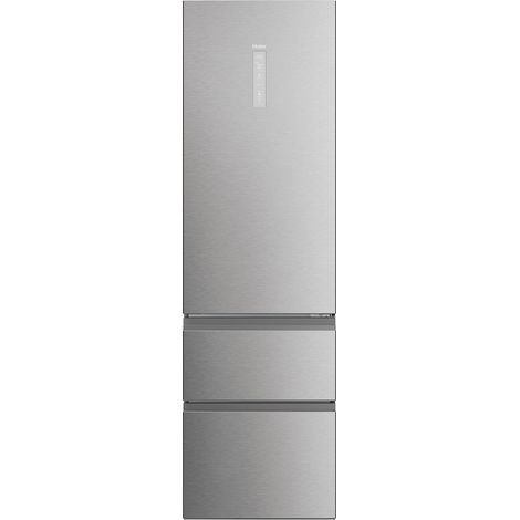Haier HTW5620DNMG Kombi-Kühlschrank Silber 414 Liter (1/5)