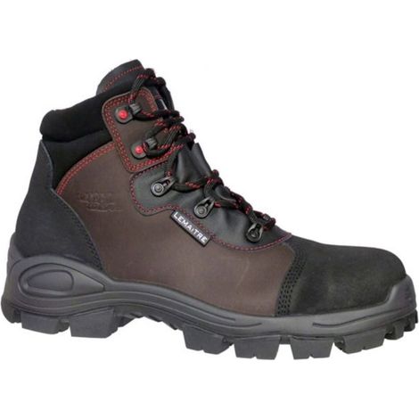 Chaussures de sécurité montantes Lemaitre Kanyon S3 SRC 100% non métalliques Marron / Noir 40 (1/2)