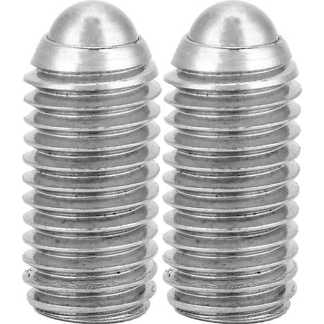 Lot de 10 Plongeurs à Billes Hexagonaux M12 en Acier Inoxydable, Vis à Ressort à Douille (M12x25) (1/5)