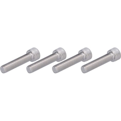 4 vis à tête hexagonale creuse en acier inoxydable A2, pas fin de 1,25 mm, M10x45 (1/5)