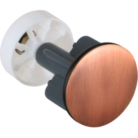 Tappo di ricambio universale per piletta di scarico con salterello colore rame CGS T007L.26  Rame