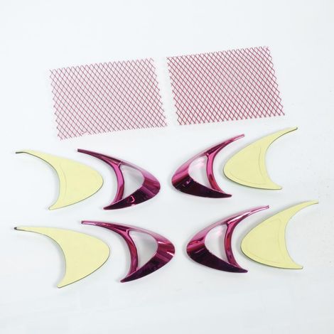 Lot de 4 prises d'air autocollantes TNT pour Deux Roues moto (1/4)
