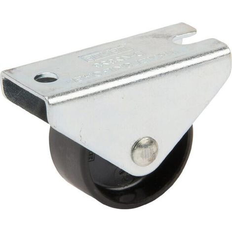Rueda industrial fija en poliamida: di谩metro25 x 13 mm placa de soporte: 40 x 17 mm. Capacidad: 25 kg Tente TENTE (1/2)