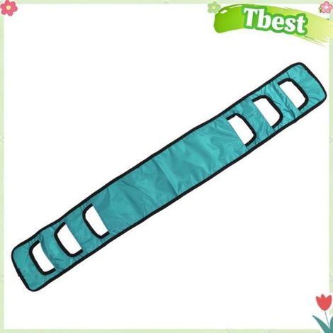 Tbest élingue de transfert de lit pour personnes âgées Écharpe de transfert de lit pour personnes âgées, ceinture deco linge Verte (1/4)