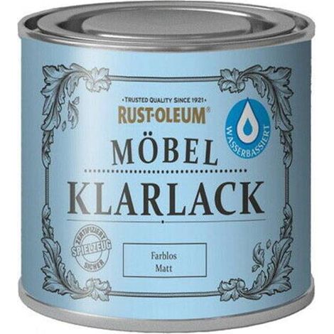 Rust-Oleum Möbel Klarlack wasserbasiert 125 ml farblos