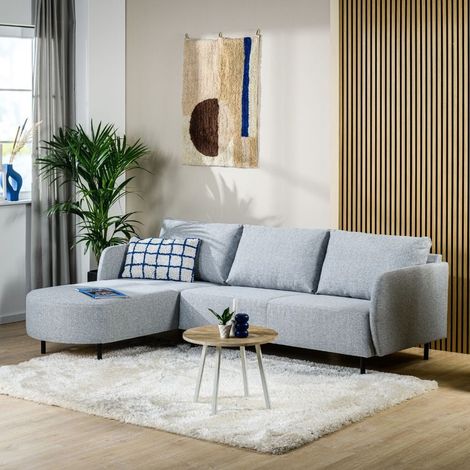 Ecksofa Jula Stoff grau
