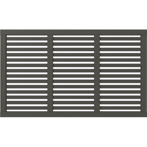 Plus Zaun Harmoni 180 x 107 cm umbragrau fungizidbehandelt
