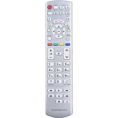 Telecomando di ricambio per TV Panasonic N2QAYB001010 (1/4)