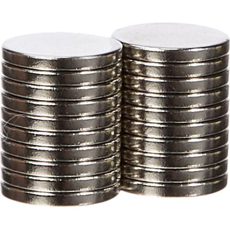 MAGNET Expert Ltd - Blocchi magnetici in neodimio per artigianato e modellismo, misure 8x1 mm, capacità 0,41 kg