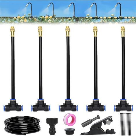 360° Curved Garden Automatic Irrigation System, 20M Arrosage Automatique pour Jardin, Kit Arrosage Automatique Système, Kit Arrosage Goutte à Goutte, DIY Système d'Irrigation Goutte à Goutte (1/5)