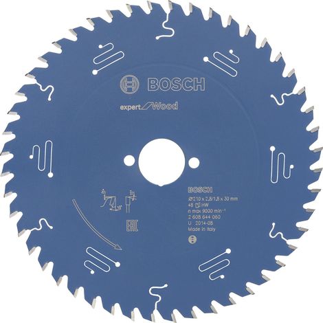 Lame de scie circulaire Bosch Expert Wood 2608644060 210x2,8x30 48Z (1/6)