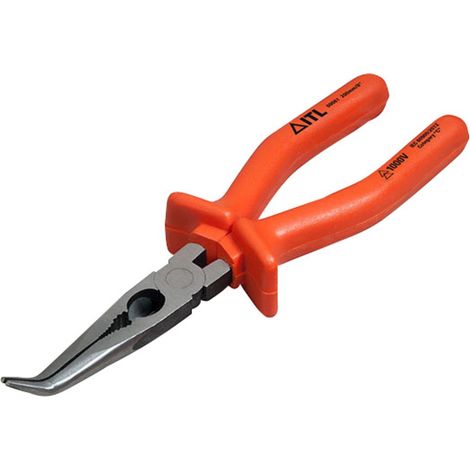 ITL Insulated Bent Nose Pliers 200mm for Tough Tasks
