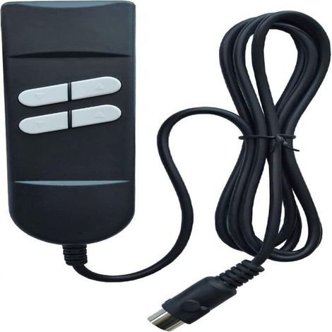 Télécommande pour fauteuil relax électrique, télécommande pour fauteuil releveur, commande manuelle, 4 boutons, 5 broches, pour 2 moteurs - fauteuil inclinable ou fauteuil réglable en hauteur
