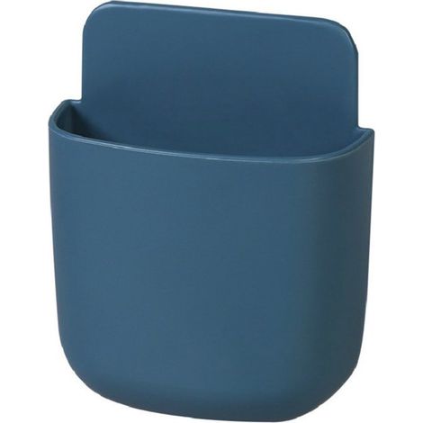 Étagère de rangement 11,5 x 3,5 x 9 cm, support mural pour télécommandes et téléphones portables, étagère multimédia, support mural pour stylos, organisateur multifonctionnel (1/5)